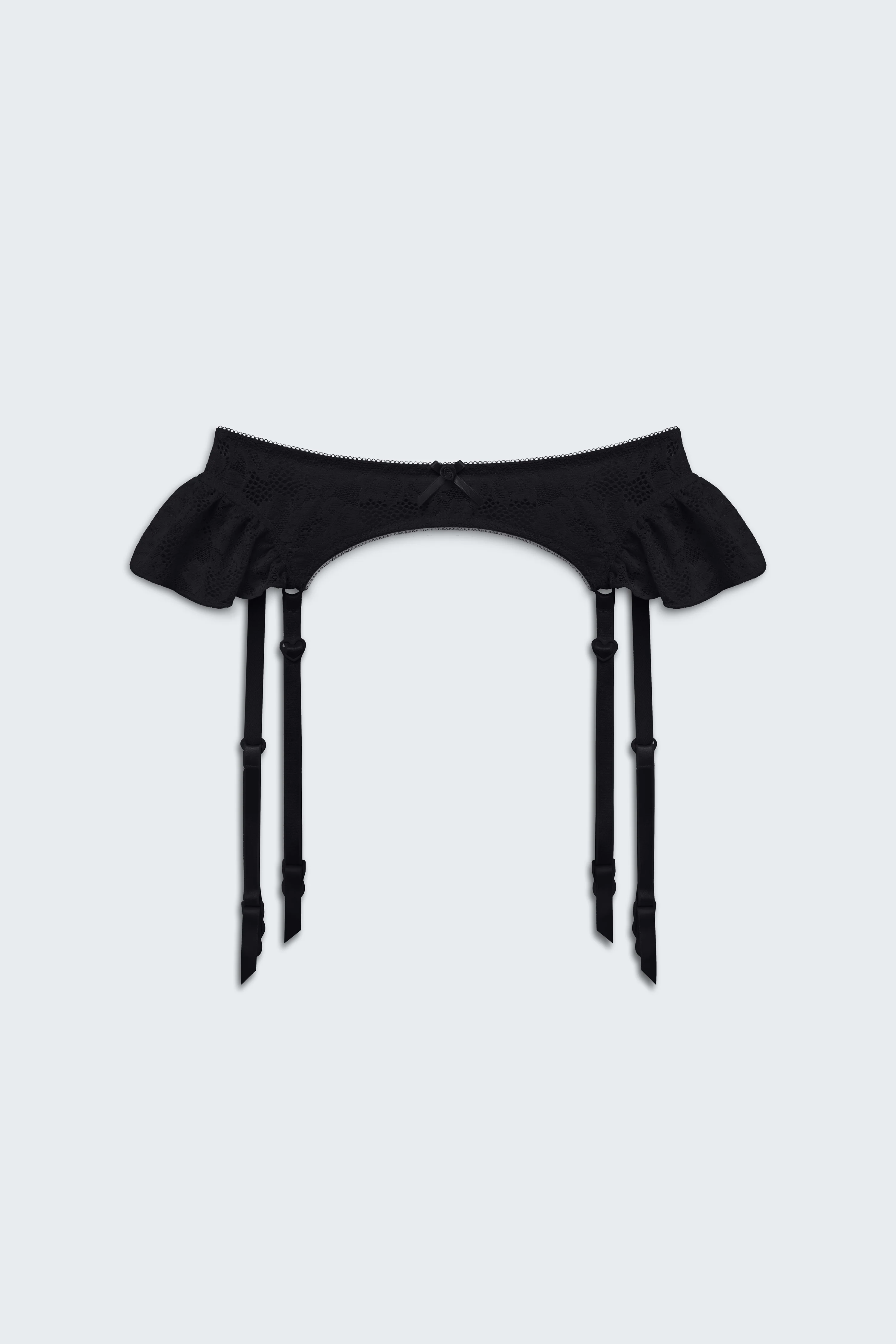 Spur of The Moment Frill Garter Belt - Image 3