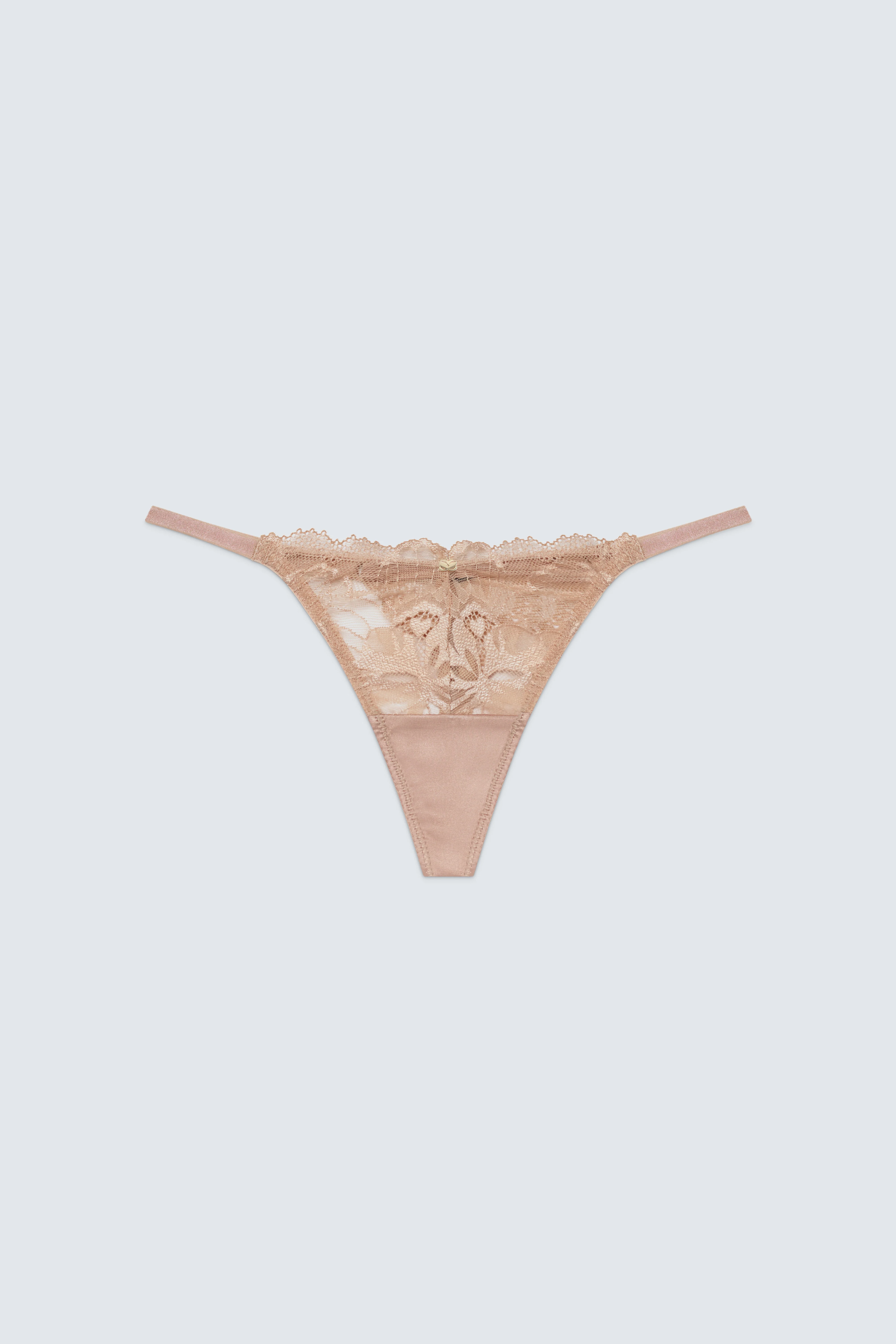 String You Along Low Rise Lace Thong - Image 11