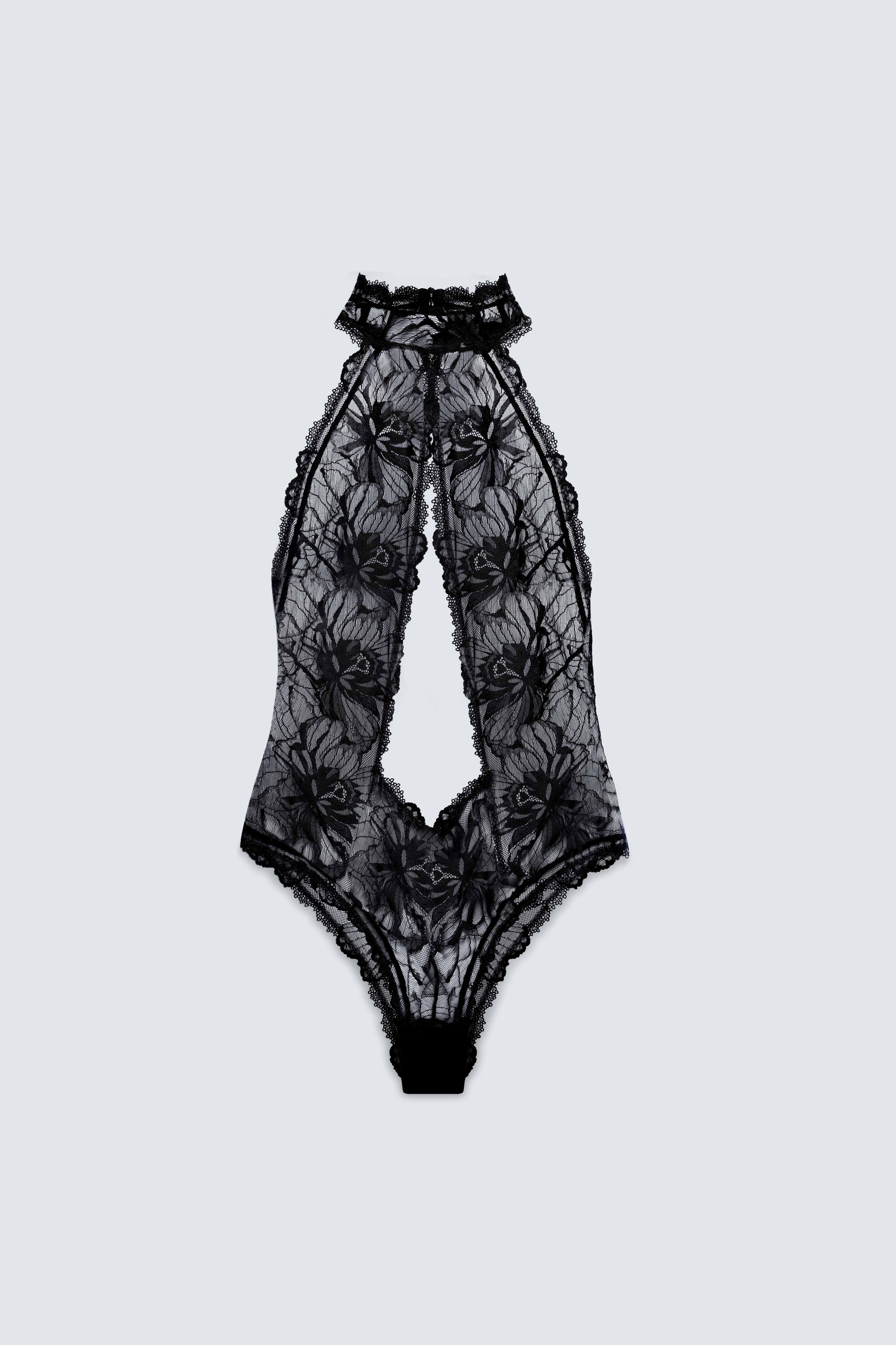 The Fantasy Lace Halter Bodysuit - Image 9