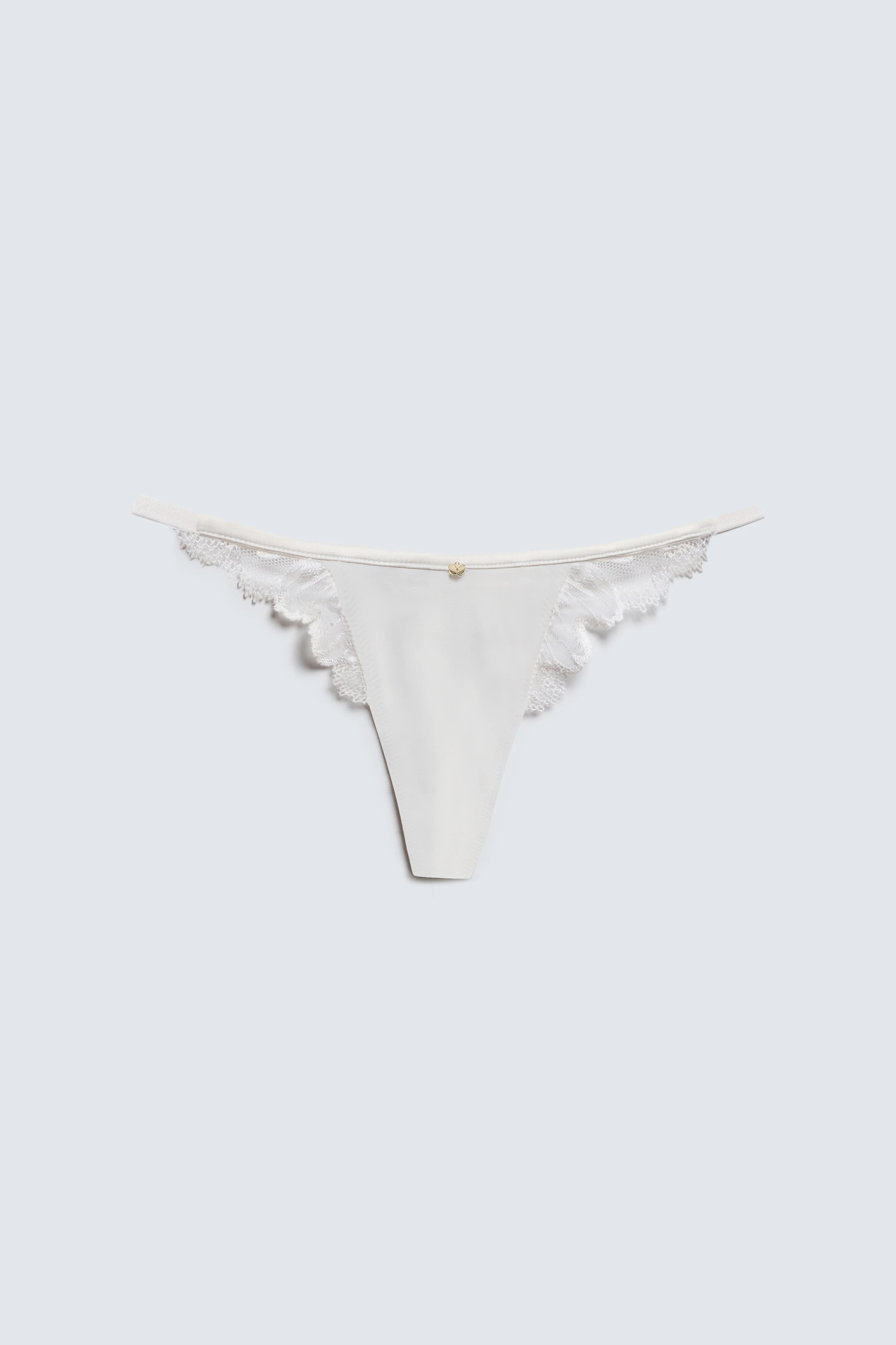 The Out of Line Low Rise Satin Thong - Image 4
